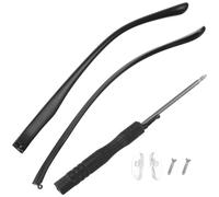 NOLITOY Arm to Wear Reading for Install to Arms Comfortable Easy Glasses Eyeglasses Replacement Black Tr90 Sturdy