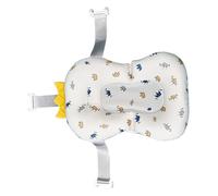 NOLITOY Baby Bath Cushion and Bathtub Seat for Newborns and Toddlers, White Floating Support Mat with Breathable Mesh for Safe Summer Bathing