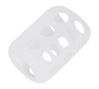 NOLITOY Baby Bottle Cover Silicone Protective Cover 3pcs White Soft Anti-Fall Heat-Proof Sleeve for Wide Neck Glass Bottles Designed for Infant Feeding
