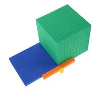 NOLITOY Base Ten Foam Blocks for Preschool Math Education Early Childhood Counting Cubes for Logical Reasoning and Arithmetic Skill Development Versatile Learning for Home and School