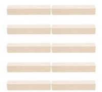 NOLITOY Basswood Carving Blocks Unfinished Beige Wooden Blocks for Beginners 10pcs Easy to Carve Soft Wood Craft Sticks, Versatile Use for DIY Projects and Woodcarving for Crafts