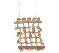 NOLITOY Beige Parrot Climbing and Chewing Made from Sturdy Synthetic Material, Bird Bite Plaything for Active Parrots and Birds to Encourage Natural Climbing and Chewing Behaviours