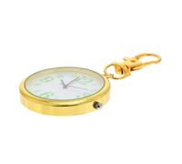 NOLITOY Big Pocket Watch for Nurses Alloy Casual Exam Watch with Keychain Design Scratch-Resistant Portable and Easy to Use for Learning and Daily Wear