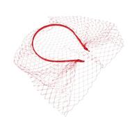 NOLITOY Birdcage Veil Headband Rhinestone Flapper Mesh Netting Women Wedding Cocktail Party Face Covering Vintage Style Headwear