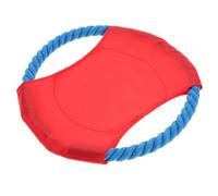 NOLITOY Bite-resistant Soft Pet Flying Disc for Dogs Chew Training for Golden Retriever Samoyed Portable Lightweight Fetch with Random Colors for Indoor Outdoor Play Random Color