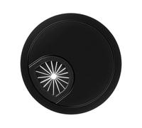 NOLITOY Black Desk Cable Grommet Wire Hole Cover for Computer Cord Organizer with Removable Lid Easy Install Suitable for Office and Home Desk Wire Management