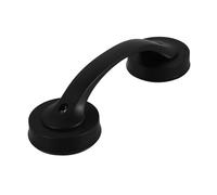 NOLITOY Black Plastic Shower Grab Handle with Suction Cup for Elderly and People with Mobility, Wide Application and Humanized Design for Commercial Places and Showers, Useful Bathtubs