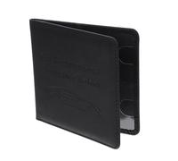 NOLITOY Black with Multiple Compartments and Card Slots Sturdy Material Artificial Leather Car Registration Holder for Organized Storage of Insurance Papers and Driving Licences