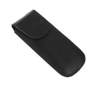 NOLITOY Blues Harmonica Storage Box Black Imitation Leather Case Scratch-resistant Portable Harmonica Pouch for Travel and Protection