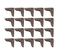 NOLITOY Book Corner Protectors Metal 200pcs for Notebook Iron Vintage and Elegant Old Fashion Design, Sturdy Corner Protection Page Safety Photo Album for Scrapbooking
