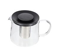 NOLITOY Borosilicate Glass Tea Kettle with Infuser Stove-Safe Filtered Teapot for Home and Office Easy-Clean Practical Tea Pot for Herbal