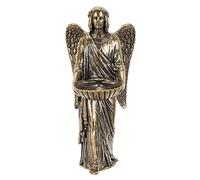NOLITOY Brass Angel Wings Sculpture Decorative Angel Statue Symbol of Protection and Hope Artistic Design for Offices and First Communion Home Décor