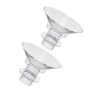 NOLITOY Breast Pump Silicone Flange Inserts Accessories for Wearable Breast Pump, Small 13mm Diameter Flange Parts, Comfortable Fit for Nursing Mothers, 2pcs Set