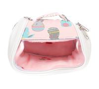 NOLITOY Breathable Hamster Travel Bag Portable Pet Carrier for Small Animals Hedgehog Squirrel Parrot with Shoulder Strap Soft Comfortable Outgoing Pouch