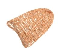 NOLITOY Breathable Mesh Hair Net for Women Long Hair Sleeping Cap Rayon Knit Snood Hat with Ventilated Design to Reduce Scalp Heat and Sleep Quality Khaki