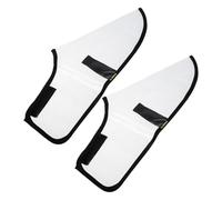 NOLITOY Breathable Transparent Pvc Shoe Covers for Hair Stylists Barbers Reusable Hair Salon Protector Comfortable Design for Easy Clipping Cleanup