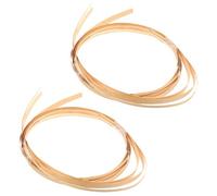 NOLITOY Bundles of Bamboo Strips for Basket Weaving Smooth Easy to Shape Natural Bamboo Material for Crafting Baskets and Floral Arrangements