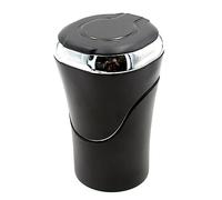 NOLITOY Car Ash Container with LED Light Easy Clean Up Ash Bucket for Cigars Capacity Car Supplies Smell Design for Secure Closure for Father Day and Valentine Day