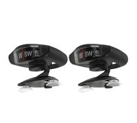 NOLITOY Car Dashboard Compass Ball Abs Navigation Compass 2pcs with Suction Cup Mount, 360° Rotatable High Sensitivity and Luminous Design for Windshield or Dashboard for Night Drives