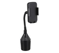 NOLITOY Car Phone Holder Cup Mount with Rotation Flexible Gooseneck Tablet Stand for Automotive Use Quick Release Side Button Easy Installation Black