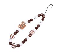 NOLITOY Cartoon Bear Beaded Phone Lanyard Handmade Wrist Strap Lost Phone Hanging Chain Decorative Mobile Holder for Women Gift
