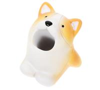 NOLITOY Cartoon Dog Toothbrush Holder and Makeup Brush Organizer, Desktop Storage Cup for Toothpaste and Pens, Sturdy Bathroom Accessory for Boys and Girls and Family Use