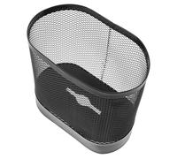 NOLITOY Cat Litter Scoop Holder Stand, Black Metal Mesh Organizer for Cat Litter Scooper, Universal Kitten Poop Shovel Storage Rack for Indoor Use