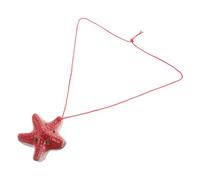 NOLITOY Ceramic Ocean Star Ocarina C Tune Wind Instrument for Beginners Creative Star-shaped Chinese Flute Vibrant Red Music for Classroom and Beach Party Favor