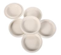 NOLITOY Ceramic Paint Mixing Trays White Porcelain Watercolor Palette Artists Lightweight Space-saving Color Display Plate for Beginners DIY and Professional Painting