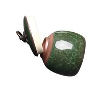 NOLITOY Ceramic Pet Cremation Urn Green Sealed Pet Ash Container Bone Ash Jar Memorial Keepsake Suitable for Cats and Dogs