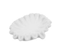 NOLITOY Ceramic Soap Dish Self-draining Soap Dish Ceramic Porcelain White