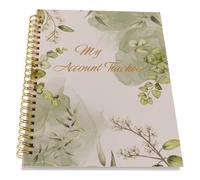 NOLITOY Check Register Booklet and Fine Writing with Design Portable Finance Management Accounting Book for Budgeting and Business Use for Personal and Small