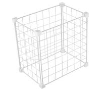 NOLITOY Chest Freezer Wire Basket Organizer Shelf Metal Hanging Freezer Storage Bin 32X21.5X32Cm Stackable Wire Basket Divider for Refrigerator Food Storage