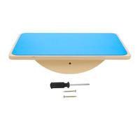 NOLITOY Children Balance Board and Toddler Seesaw Toy for Sensory Training Blue Wooden Balance Plate for and Suitable for Yoga and Autism Therapy