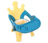 NOLITOY Children’s Dining Chair with Music Portable Feeding Armchair Baby Booster Seat with Tray Toddler High Chair for Table Floor Feeding