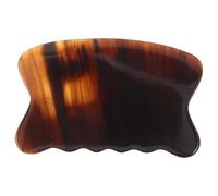 NOLITOY Chinese Massage Tool Facial Guasha Tool Ox Horn Material Ergonomic Fish-Shaped Portable Skin-Friendly Design for Home Use and Traveling Daily Skincare