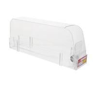 NOLITOY Cigarette Pusher Display Case with Cover Wide Transparent Container for Standard Packs Auto-Push Design Cigarette Display Holder for Shop Convenience