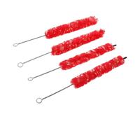 NOLITOY Clarinet Cleaning Brush Plush Soft Red Sound Hole Brush with Hole on Tail Easy to Carry Convenient Storage and Hanging for Wind Instrument Care Random Color