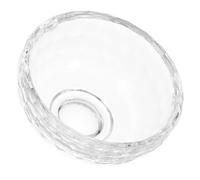 NOLITOY Clear Glass Facial Mixing Bowl for Skincare Mask Essential Oil Compact Spa Crystal Bowl for Home Beauty Salon for DIY Cosmetic Blends
