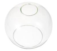NOLITOY Clear Glass Globe Lamp Shade Dual Opening Transparent Round Light Fixture Cover E27 Kitchen Dining Room Farmhouse House Decor Ceiling Pendant Chandelier Replacement Hardware Piece 5.50 Inches