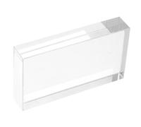 NOLITOY Clear Glass Optical Prism Rectangular Light Cube for Physics Teaching and Optical Experiments Educational Science Tool for School and Laboratory Use Accurate Refraction and