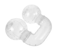 NOLITOY Clear Hamster Tunnel Tube DIY Modular Play for Small Pets Transparent Escapeproof Plastic Tube for Hamsters Rabbits Chinchillas Boosts Activity and Visibility in Cage Expansion