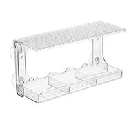 NOLITOY Clear Window Bird Feeder with Suction Cups Easy Installation Rainproof Design Sturdy Outdoor Bird Feeding Platform Space Saving Balcony Feeder