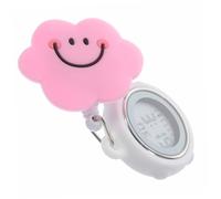 NOLITOY Clip Digital Watch Retractable Feature Silicone Display Alarm and Stopwatch for Medical Professionals Easy to Use and Carry Elegant Design for and Doctors