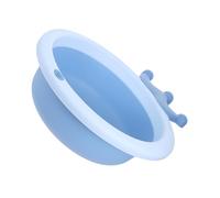 NOLITOY Collapsible Folding Basin Portable Face Wash Container for Newborns Compact Camping Ice Bucket with Rim and Base Multi-use Laundry and Cleaning Storage