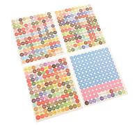 NOLITOY Colored Number Stickers for Classification Adhesive Label Dots for DIY Crafts Decals Organization Labels for Easy Sorting