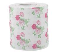 NOLITOY Colored Rose Floral Printed Toilet Paper Roll Soft Strong Bathroom Tissue with Elegant Vibrant Design for Romantic Atmosphere and Space Saving Use