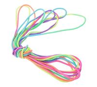 NOLITOY Colorful Rubber Chinese Jump Rope for Outdoor Exercise Fitness Band Traditional Skipping Rope for S Active Play and Workout Training