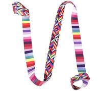 NOLITOY Colorful Yoga Mat Carrier Strap with Elastic Sling, Lightweight Travel and Workout Mat Strap for Secure Outdoor Practice and Studio Storage