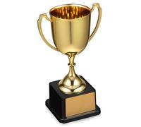 NOLITOY Competition Trophy Cup with Gold Foil Finish Lightweight and Award Prize for Sports Party Home and School Events Encouragement Souvenir for Winners and Achievements